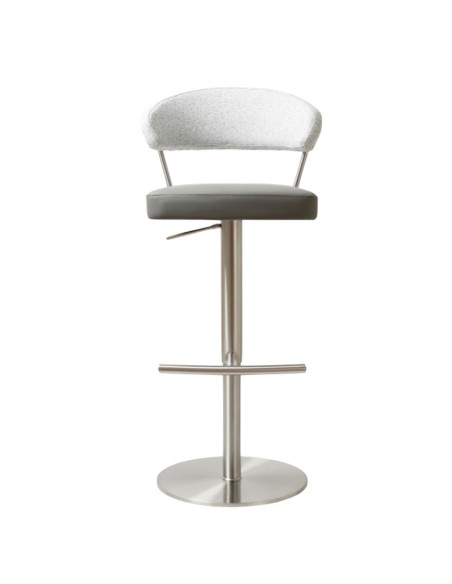 Strata Barstool -Stainless Steel/Steel Grey Fusion
