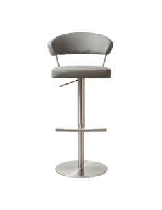 Strata Barstool - Stainless Steel/Steel Grey PU