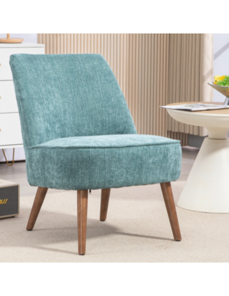 Reagan Armless Bedroom Chair - Teal