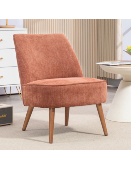 Reagan Armless Bedroom Chair - Copper