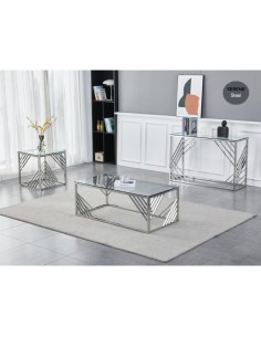 Serene Console Table - Stainless Steel 2