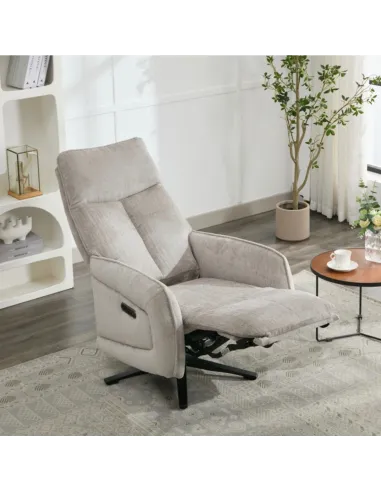 Prestige Fabric Swivel Armchair - Rabbit