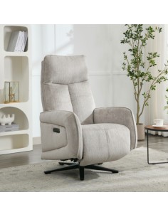 Prestige Fabric Swivel Armchair - Rabbit