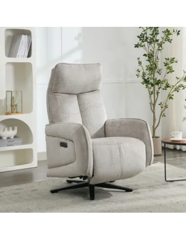Prestige Fabric Swivel Armchair - Rabbit