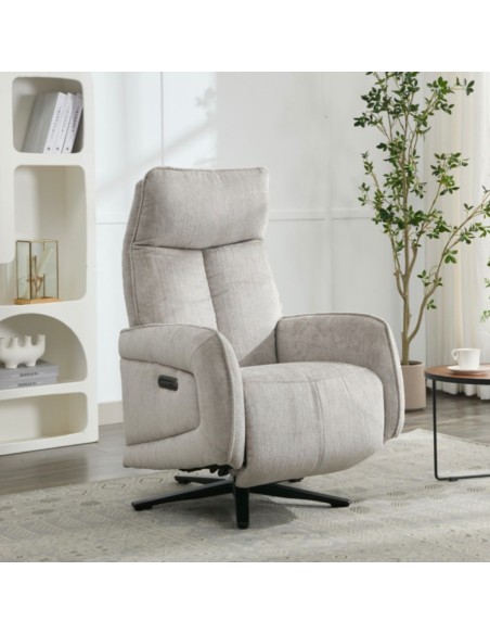 Prestige Fabric Swivel Armchair - Rabbit