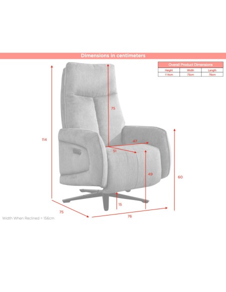 Prestige Fabric Swivel Armchair - Rabbit