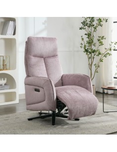 Prestige Fabric Swivel Armchair - Lavander 2