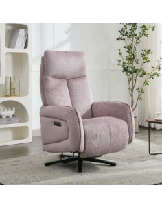 Prestige Fabric Swivel Armchair - Lavander