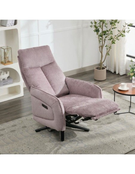 Prestige Fabric Swivel Armchair - Lavander