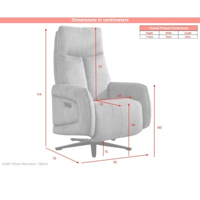 Prestige Fabric Swivel Armchair - Arona