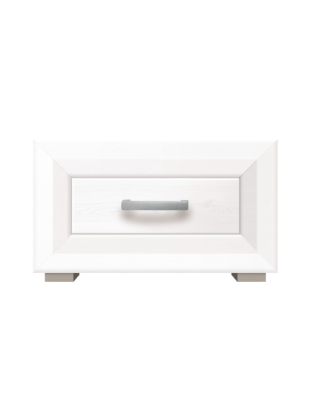 Oxford Bedside Locker - White Alpine