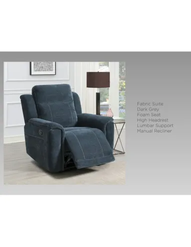 Somerton Armchair - Dark Grey