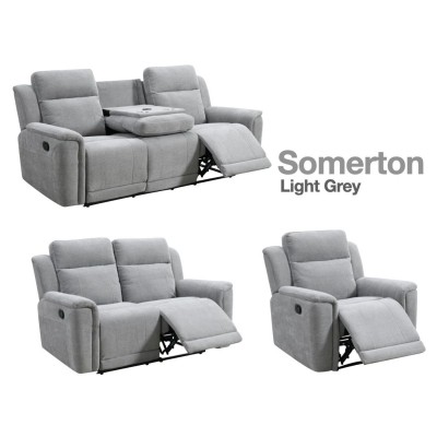 Somerton 2 Seater Sofa -Light Grey