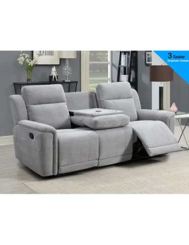 Somerton 3+1+1 Sofa Set - Light Grey