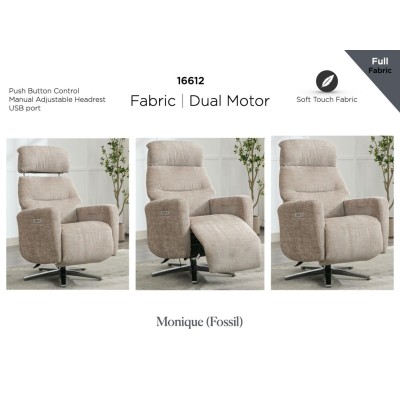 Monique TV Armchair - Fossil