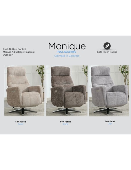 Monique TV Armchair - Fossil