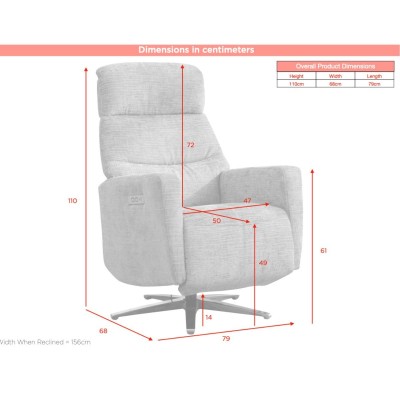 Monique TV Armchair - Fossil