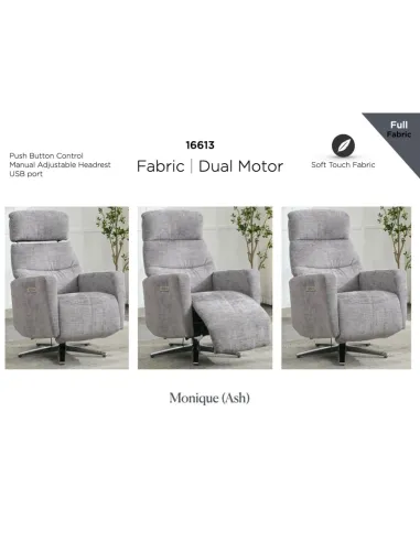 Monique TV Armchair - Ash