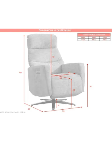 Monique TV Armchair - Ash