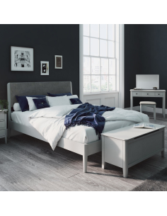 Marcus 4ft6 Bedframe - Grey