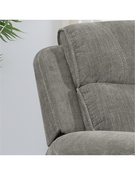 Sandhurst 3 Seater Recliner Sofa - Light Grey