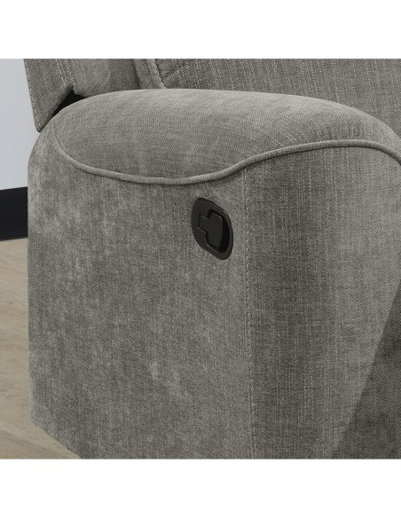 Sandhurst 3 Seater Recliner Sofa - Light Grey