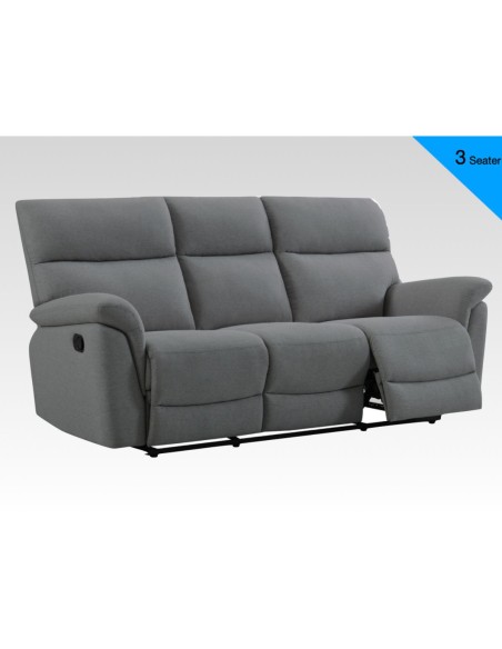 Phoenix 3 Seater Recliner Sofa - Anthracite