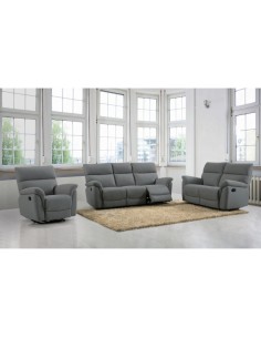 Phoenix 3 Seater Recliner Sofa - Anthracite 2