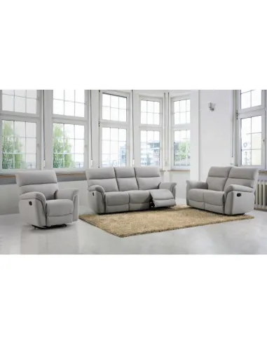 Phoenix 3 Seater Recliner Sofa - Ash