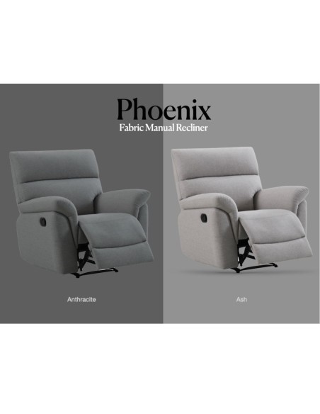 Phoenix Recliner Armchair - Ash