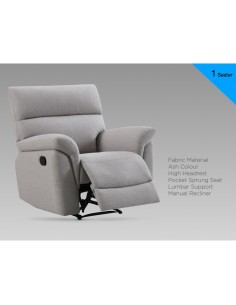 Phoenix Recliner Armchair - Ash 2