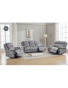Rockport Electric Recliner Armchair - Dusk 2
