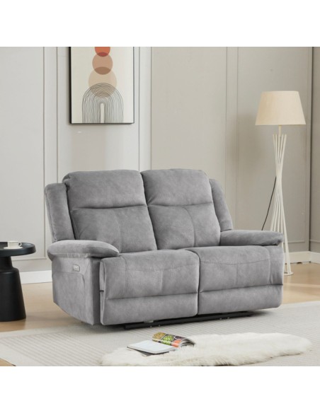 Rockport 2 Seater Electric Sofa - Dusk