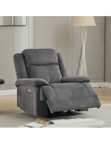 Rockport Electric 3+1+1 Sofa Set - Storm