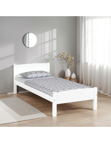 Amber 3ft Bedframe - White