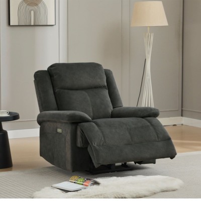 Rockport Electric 3+1+1 Sofa Set - Thunder