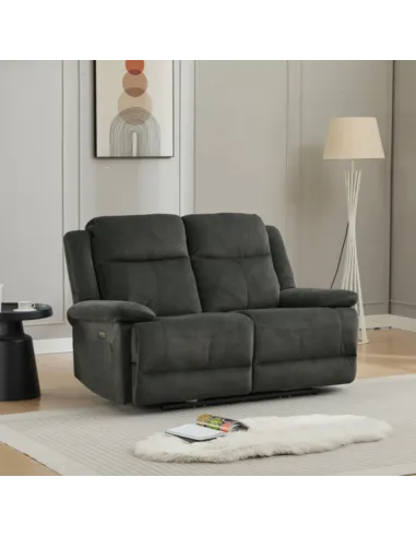 Rockport Electric 3+2 Sofa Set - Thunder