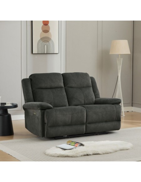 Rockport Electric 3+2 Sofa Set - Thunder