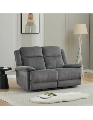Rockport Electric 3+2 Sofa Set - Storm