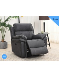 Richmond Electric Recliner Armchair - Charcoal Grey