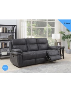 Richmond Electric 3 Seater Sofa  - Charcoal