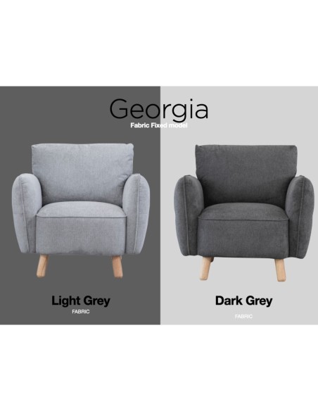 Georgia Armchair - Dark Grey