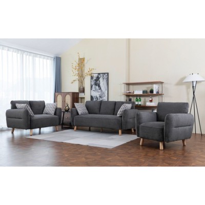 Georgia Armchair - Dark Grey