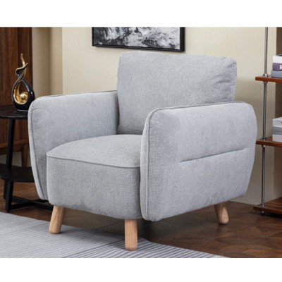 Georgia 3+1+1 Sofa Set - Light Grey
