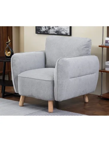 Georgia 3+1+1 Sofa Set - Light Grey