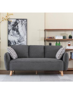 Georgia 3+1+1 Sofa Set - Dark Grey