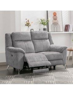 Monroe Electric 2 Seater Sofa - Ash