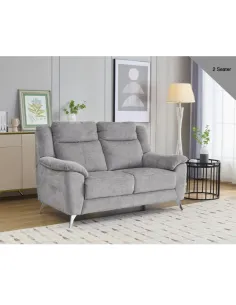 Monroe 3+2 Fixed Sofa Set - Ash 2
