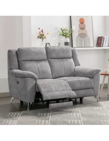 Monroe Electric 3+2 Sofa Set - Ash