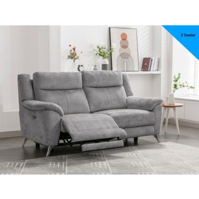 Monroe 3+2 Electric Sofa Set - Ash